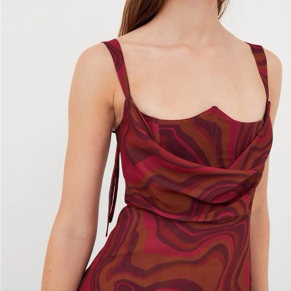 NWT For Love & Lemons Eleanor Mini Dress - Picture 2 of 10